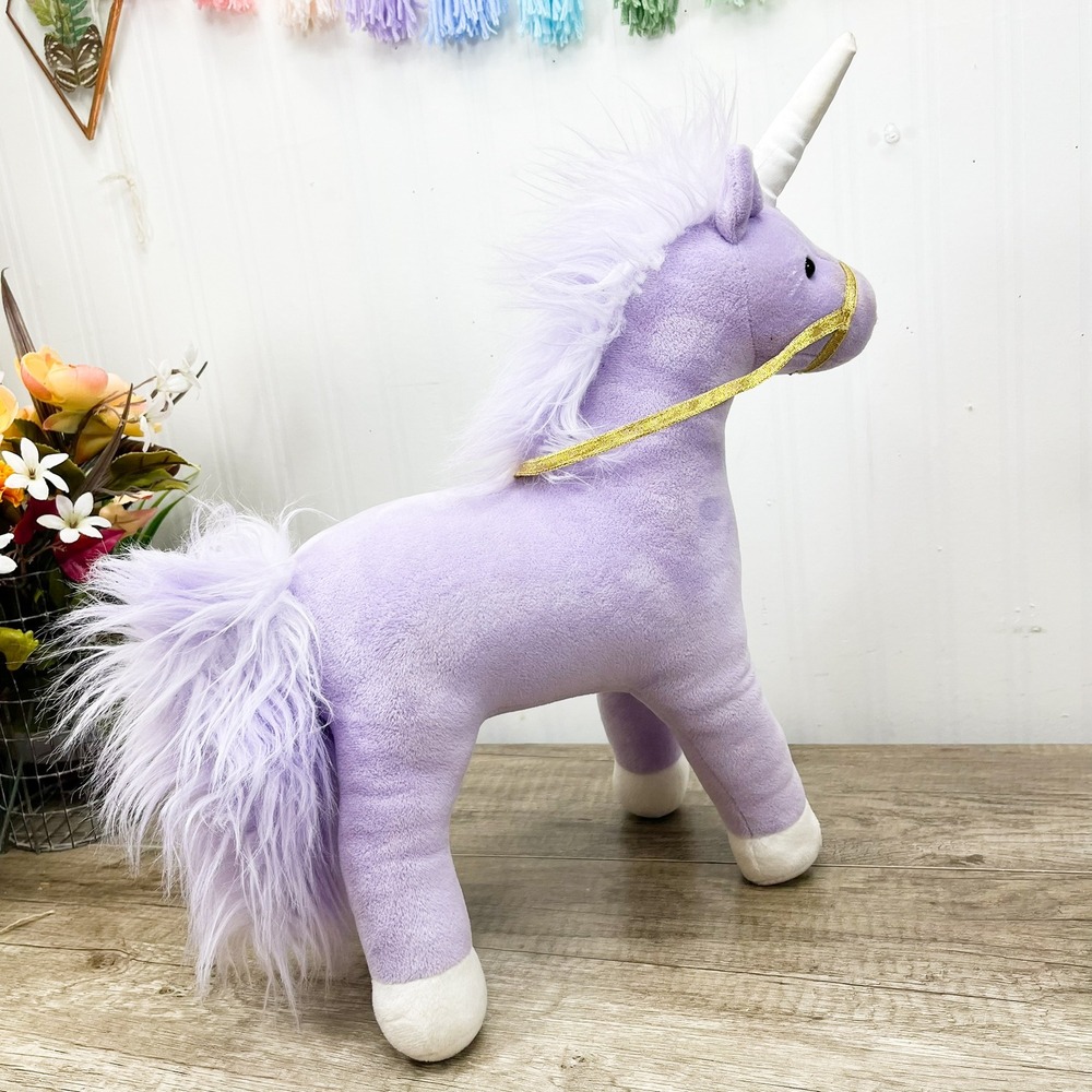 Gund Bluebell Unicorn Plush Purple Standing Stuffed Animal Heart 6049791 12in - Picture 9 of 13